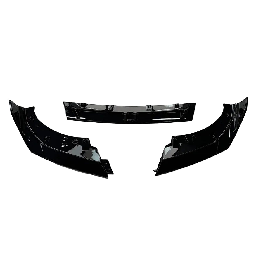 BMW 4 Series (G22) Custom Front Lip Spoiler - Gloss Black