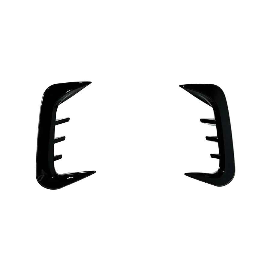 BMW 3 Series (G20) Pre-LCI Custom Rear Bumper Canards - Gloss Black