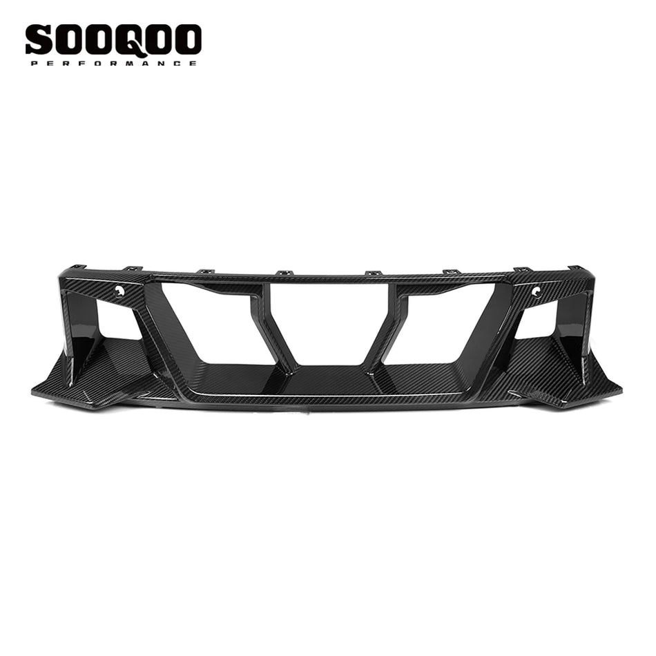 BMW M2 (G87) SOOQOO Replacement Front Bumper Lower Center Grille Trim - Dry Carbon