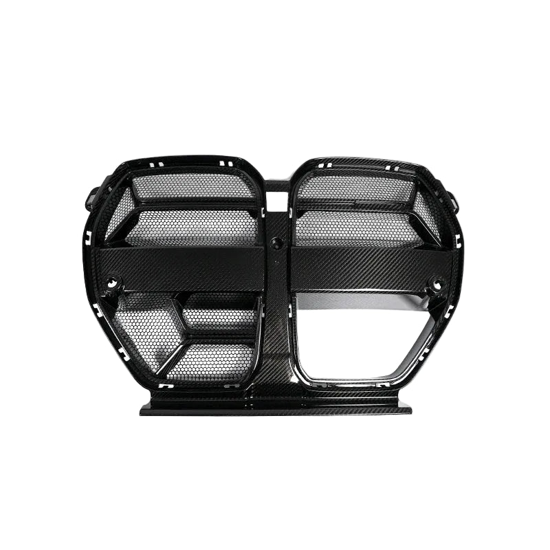 BMW M Series (G8X) CSL Style Front Bumper Grille + Mesh - Dry Carbon