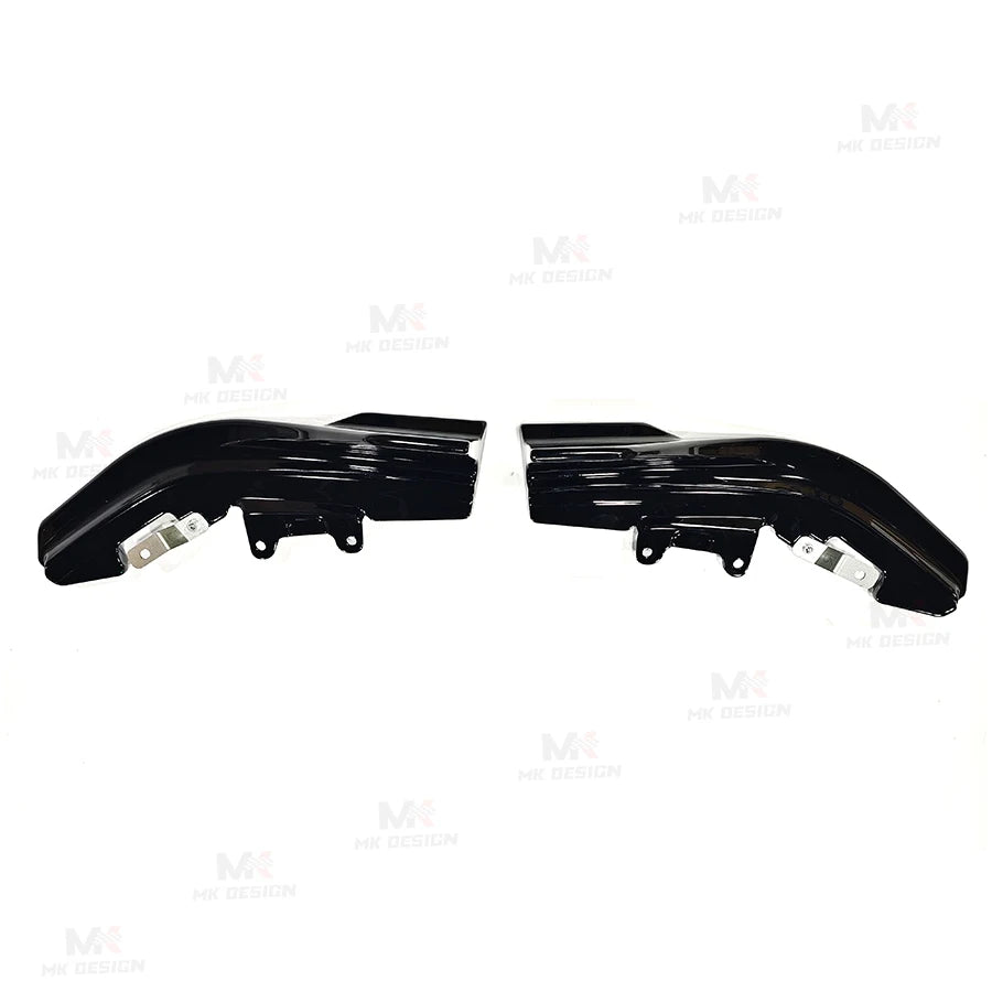 BMW 2 Series (G42) Custom ABS Rear Bumper Winglets - Gloss Black