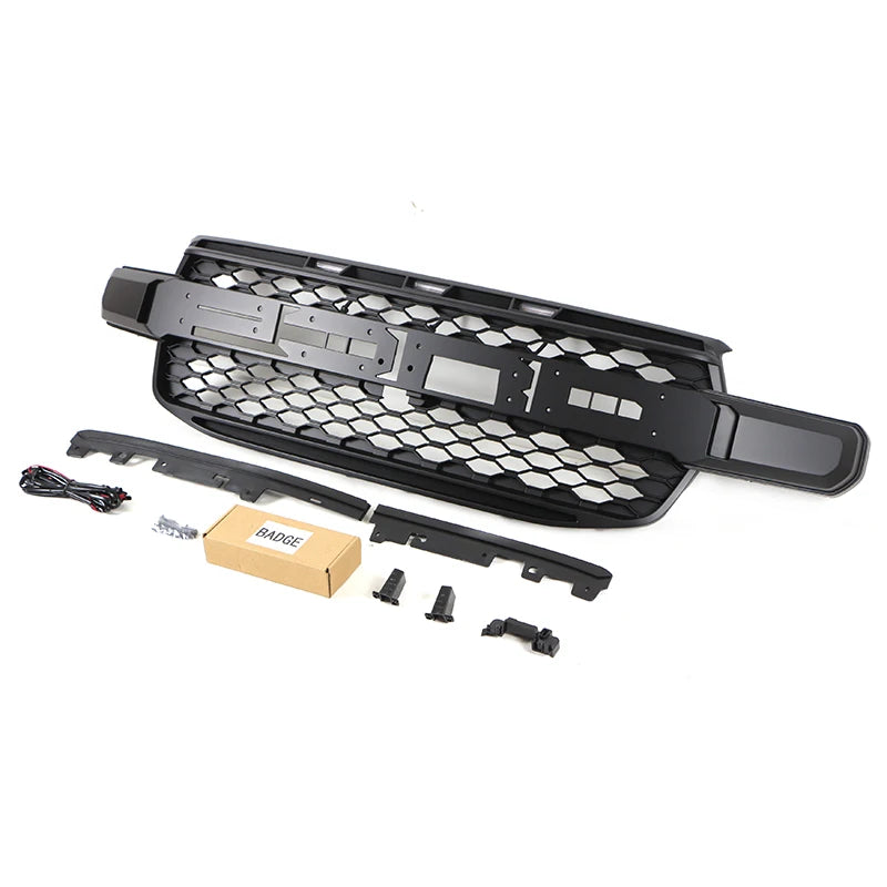 Ford Ranger (T9) Raptor Style Front Bumper Grille + LED Light Kit