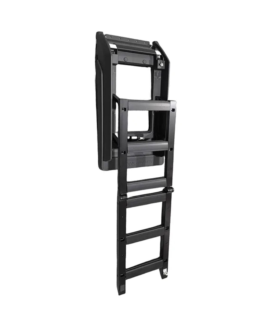 GWM Tank 300 Aluminium Foldable Side Window Step Ladder - Matt Black ...