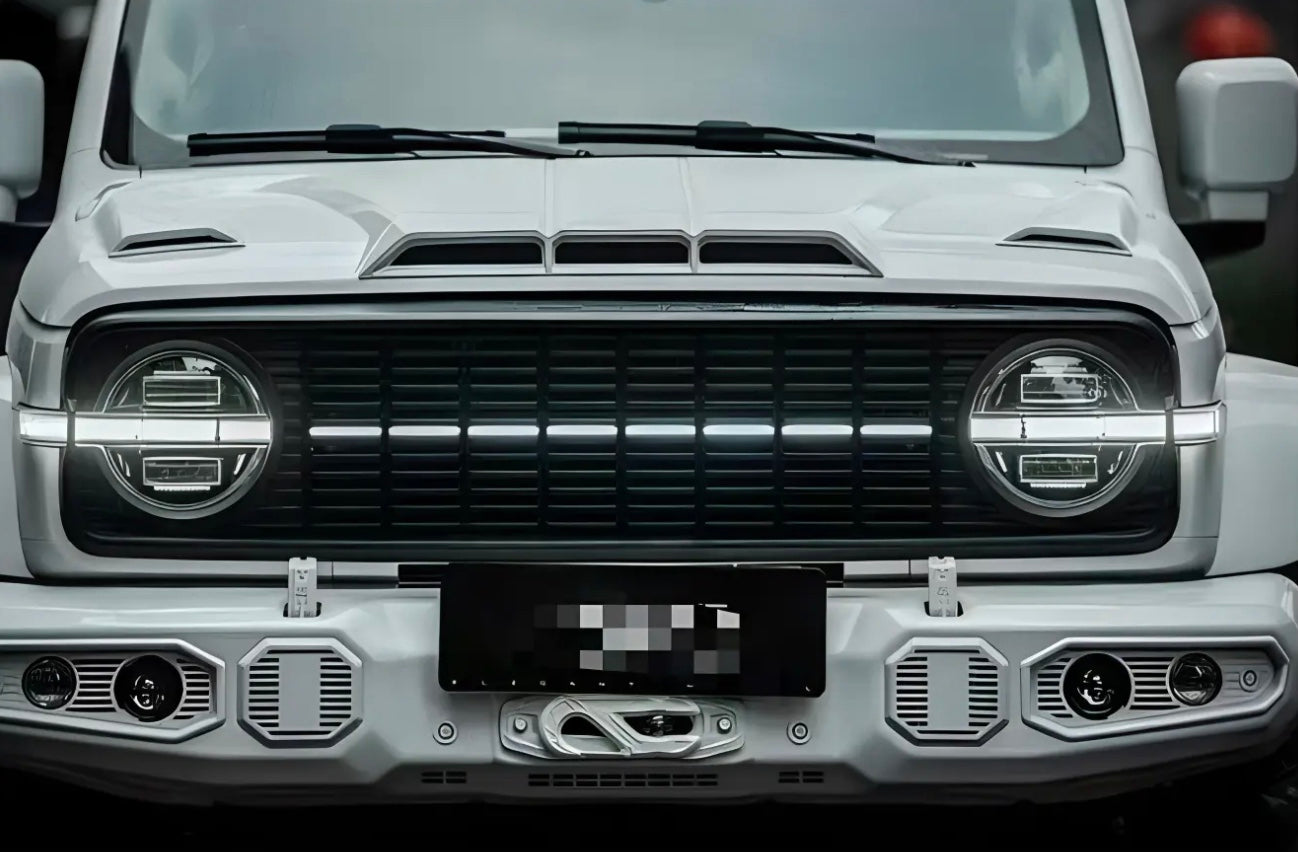 GWM Tank 300 LED Light Front Bumper Grille - Matt Black – Auto M