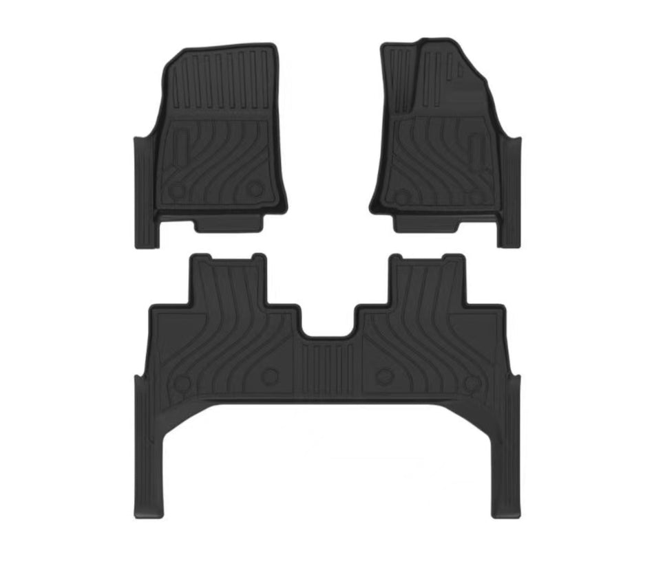 BYD Shark 6 TPE Interior Rubber Floor Mat Set - Black