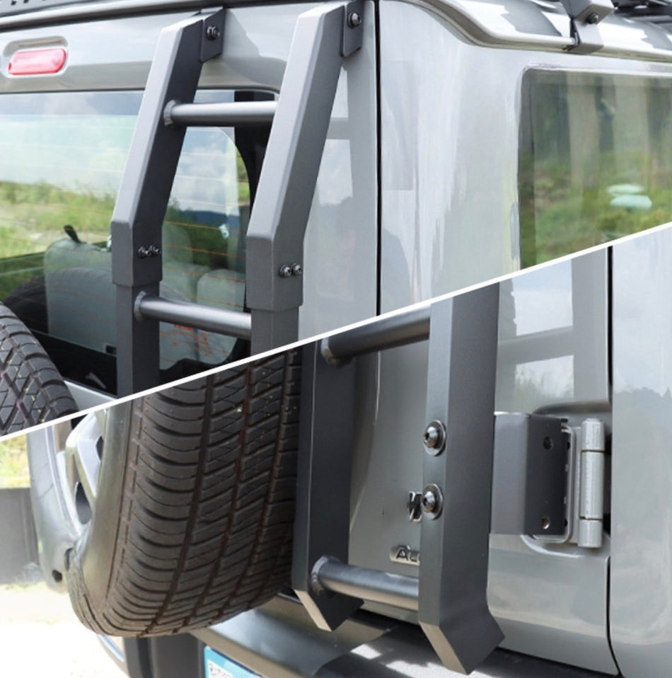 Suzuki Jimny Offroad Rear Tailgate Step Ladder - Black