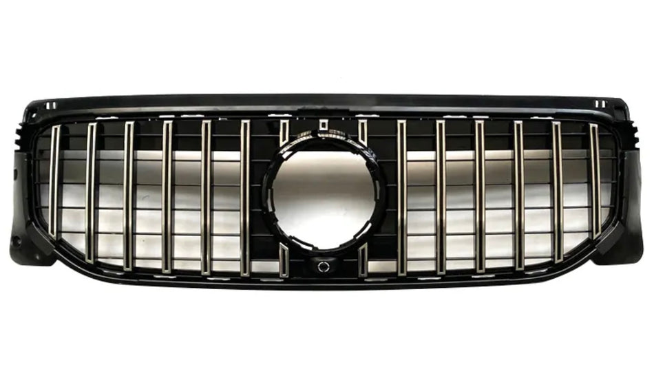 Mercedes GLB-Class Non-AMG Line (X247) GT Style Front Bumper Grille - Chrome (DEMO)