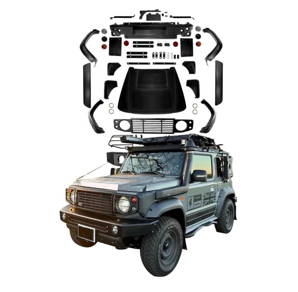 Suzuki Jimny Defender Style Full Upgrade Body Kit - Plastic