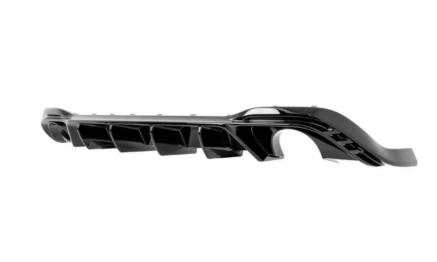 VW Golf 8 GTI (MK8) ZAERO Design EVO-1 Rear Bumper Diffuser - Gloss Black