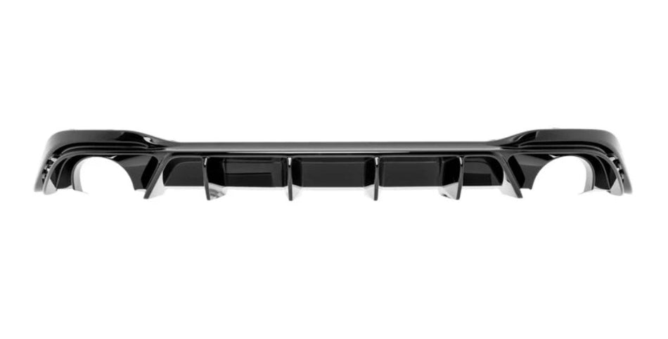 VW Golf 8 GTI (MK8) ZAERO Design EVO-1 Rear Bumper Diffuser - Gloss Black