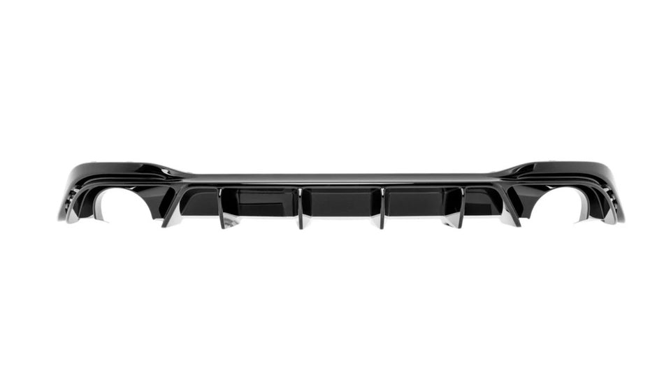 VW Golf 7.5 GTI (MK7.5) ZAERO Design EVO-1 Rear Bumper Diffuser - Gloss Black