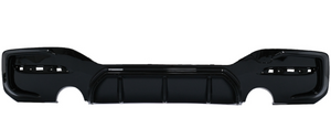 BMW 1 Series (F20) LCI M Performance Style Rear Bumper Diffuser - Gloss Black