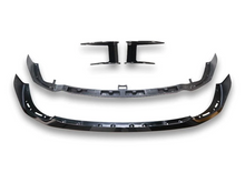 Load image into Gallery viewer, BMW 1 Series (F40) M Performance Front Spoiler &amp; Canard Set - Gloss Black
