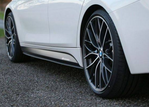 BMW 1 Series (F40) M Performance Style Side Skirt Extension Set - Gloss Black