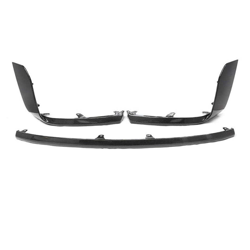 BMW M2 (G87) MP Style Front Bumper Lip Spoiler - Dry Carbon (3pc)