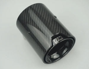 BMW M435/M440 (F32) M Performance Black Stainless Steel Exhaust Tip - Carbon