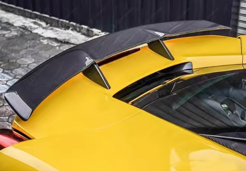 Ferrari 488 GTB / Spider N Style Rear Ducktail Wing - Dry Carbon