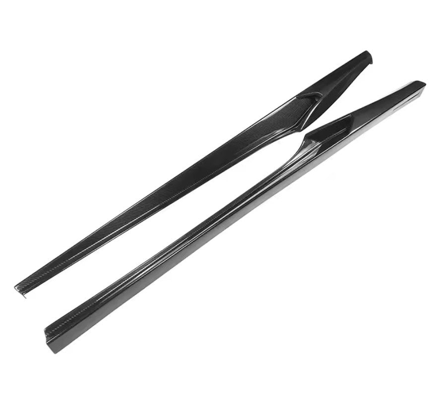 Ferrari 488 GTB / Spider N Style Side Skirt Extension Set - Dry Carbon