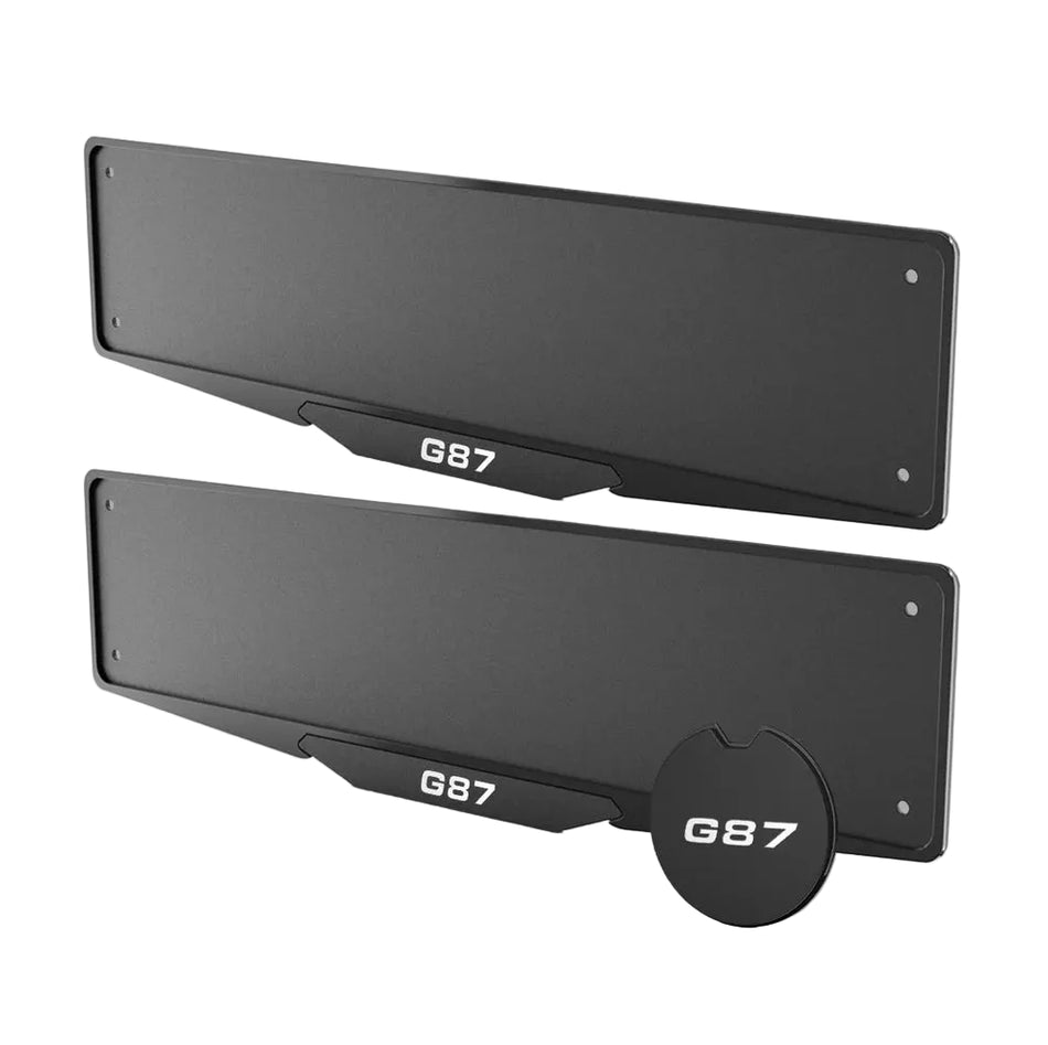 Premium BMW M2 (G87) Custom Number Plate + Disc Holder (3pc Bundle)