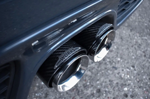 Mini Cooper R-Series (R56) JCW Stainless Steel Exhaust Tip - Carbon