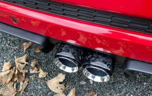 Mini Cooper R-Series (R56) JCW Stainless Steel Exhaust Tip - Forged Carbon
