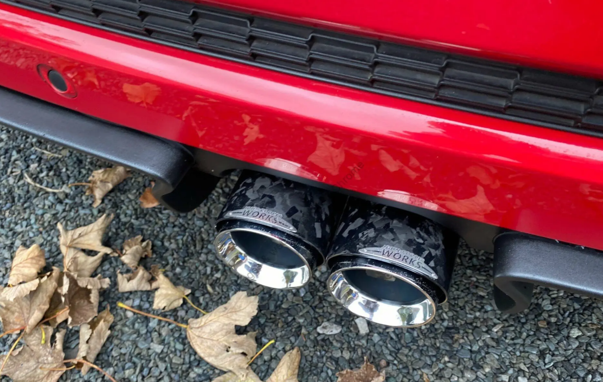 Mini Cooper F-Series (F56) JCW Stainless Steel Exhaust Tip - Forged Ca ...