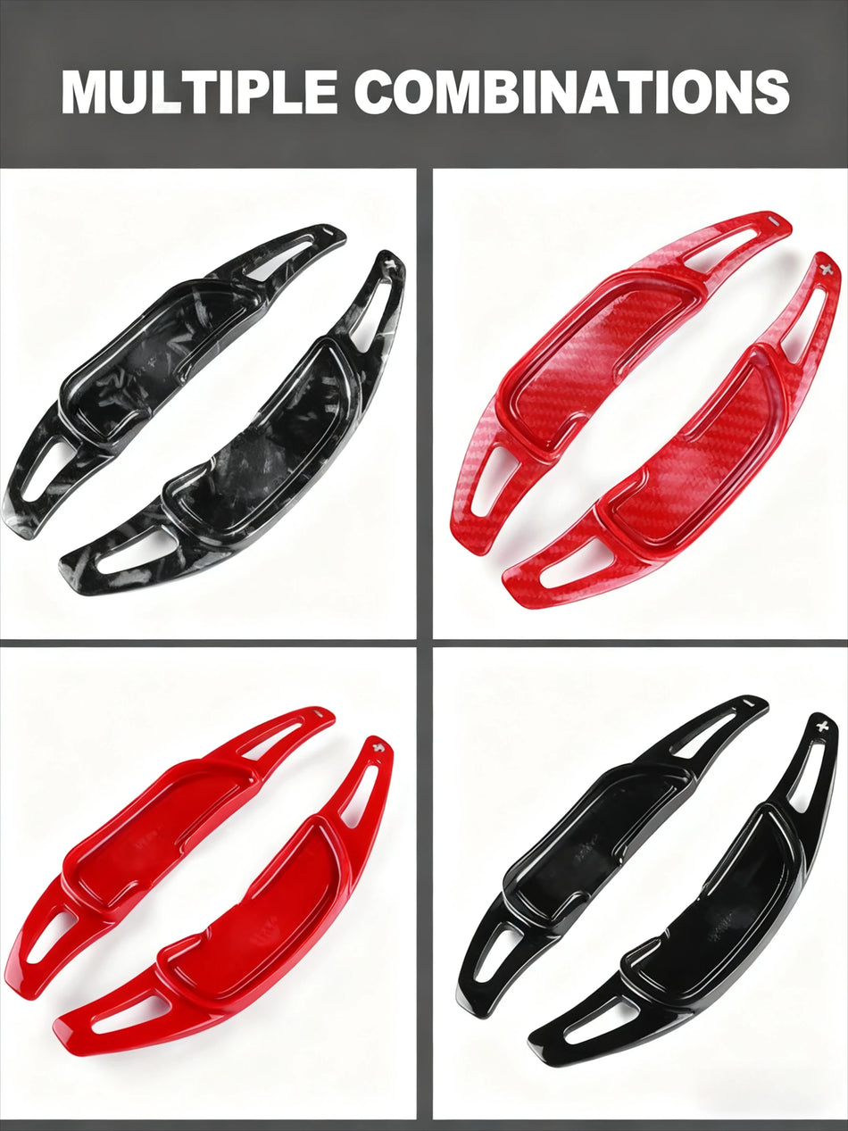 Mercedes AMG Car Steering Wheel Aluminium Paddle Extenders - Various Colours