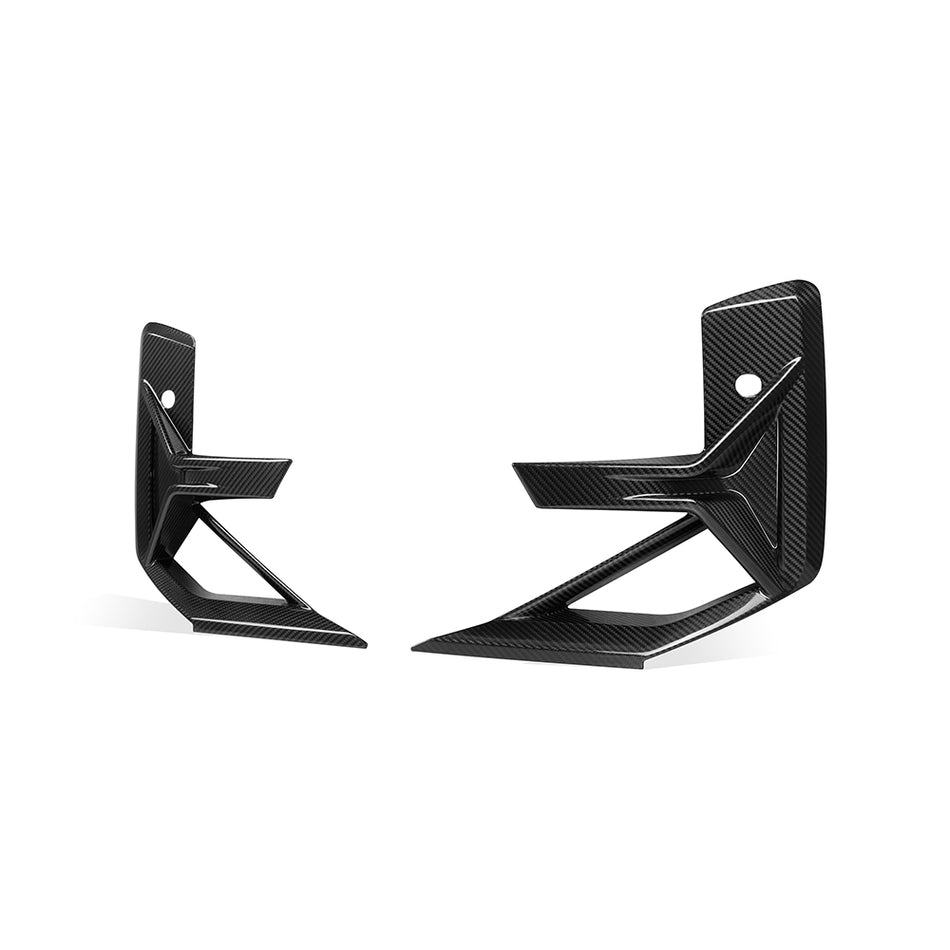 BMW X3M (F97) LCI SOOQOO Front Bumper Side Vent Set - Dry Carbon