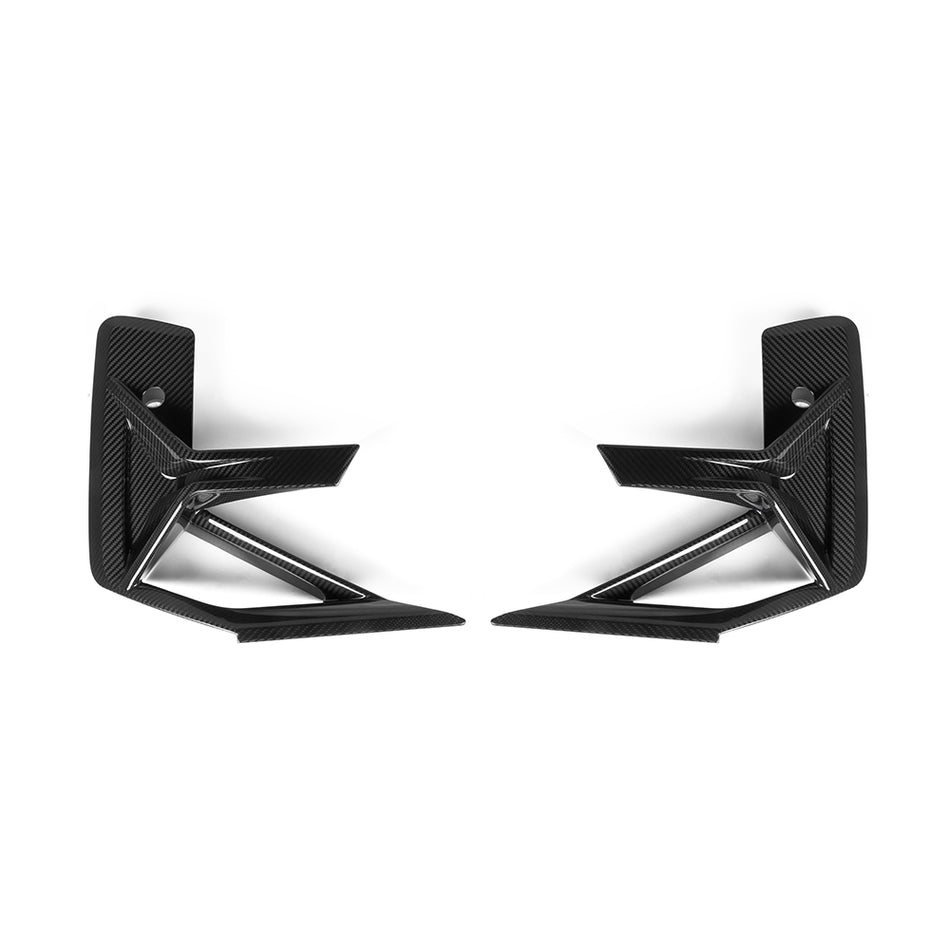 BMW X3M (F97) LCI SOOQOO Front Bumper Side Vent Set - Dry Carbon