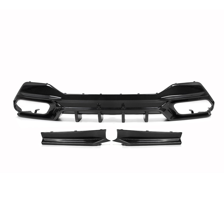 BMW 8 Series (G14/G15) SOOQOO Rear Bumper Diffuser - Dry Carbon