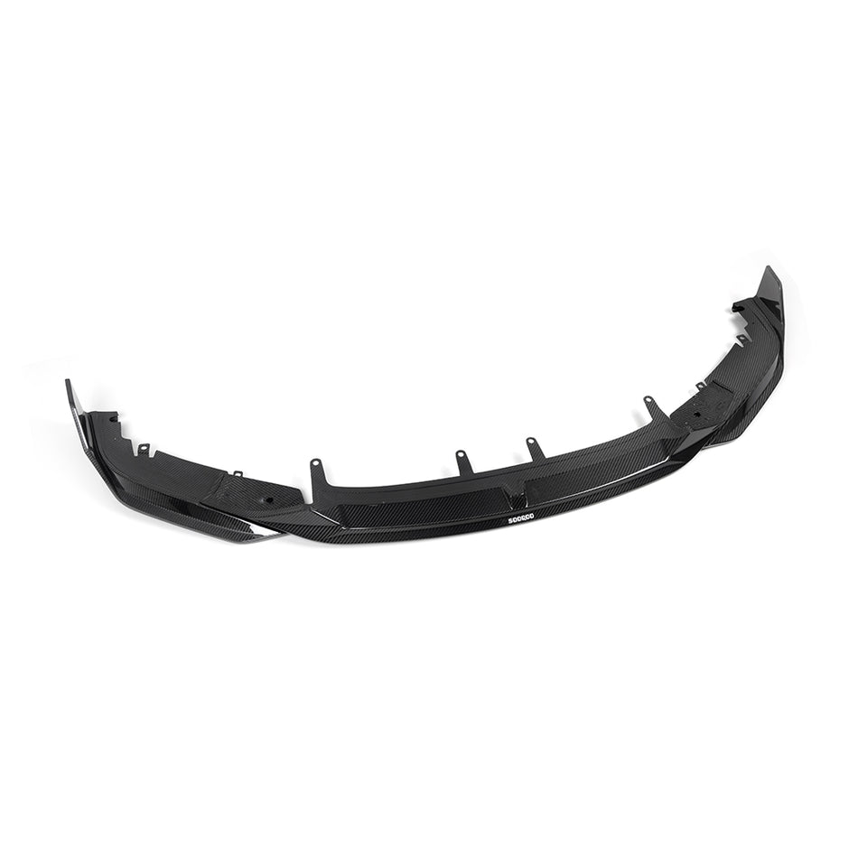 BMW 8 Series (G14/G15) SOOQOO Front Bumper Lip Spoiler - Dry Carbon