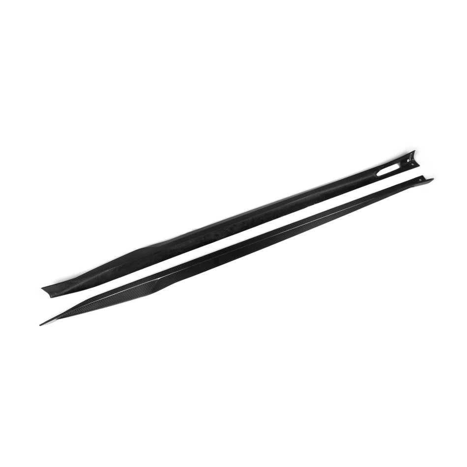 BMW X3M (F97) LCI SOOQOO Side Skirt Extension Set - Dry Carbon