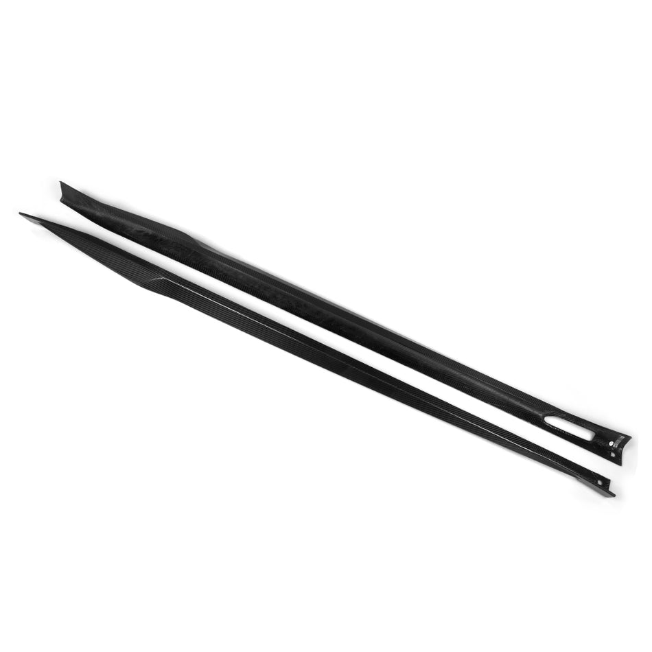 BMW X3M (F97) LCI SOOQOO Side Skirt Extension Set - Dry Carbon