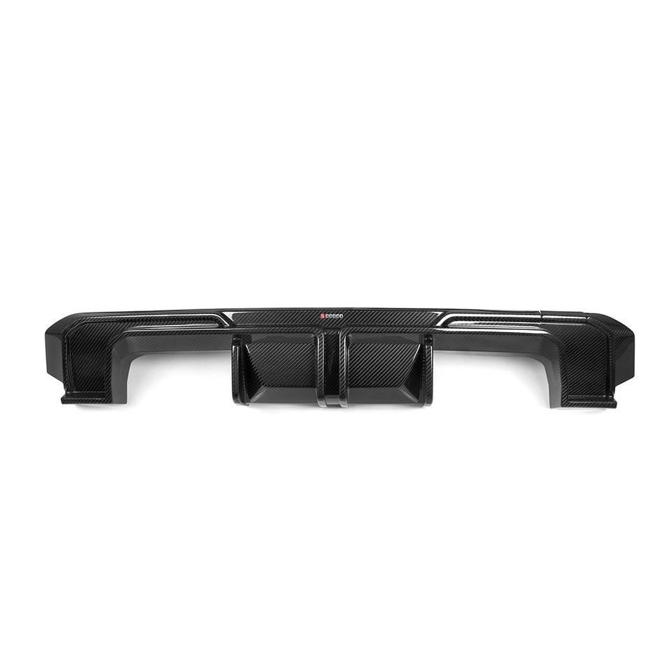 BMW M3 (G80) SOOQOO Rear Bumper Diffuser - Carbon