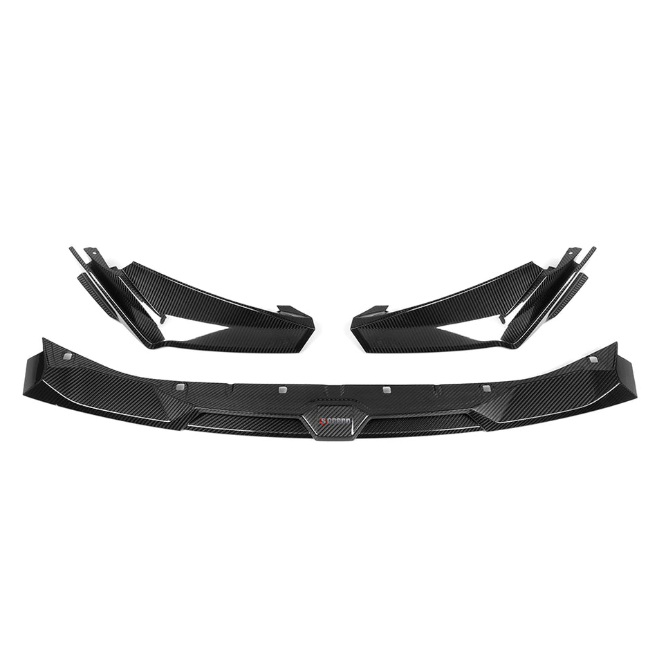 BMW M4 (G82) SOOQOO Front Bumper Spoiler Lip - Carbon