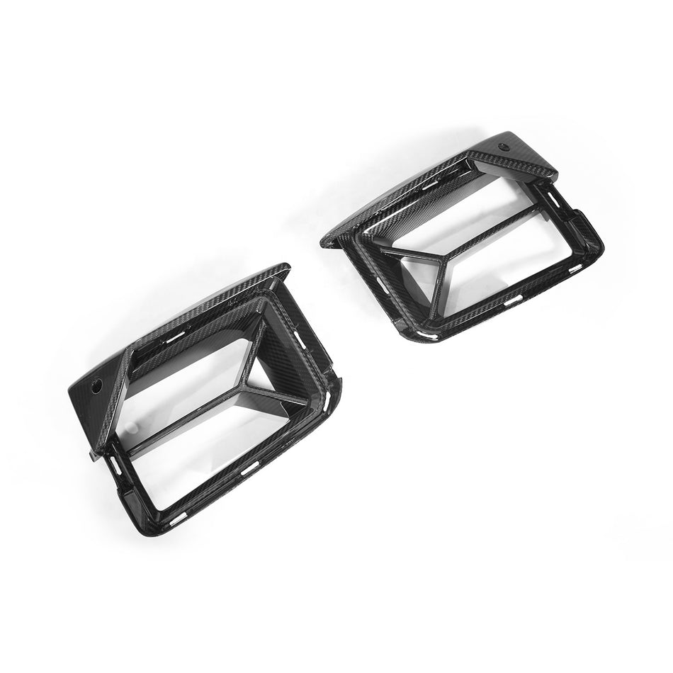 BMW M2 (G87) SK Style Front Lower Bumper Air Intake Insert - Dry Carbon