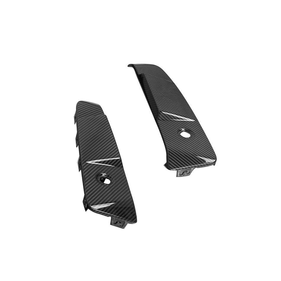 BMW X3 (G45) SOOQOO Rear Bumper Canard Set - Dry Carbon