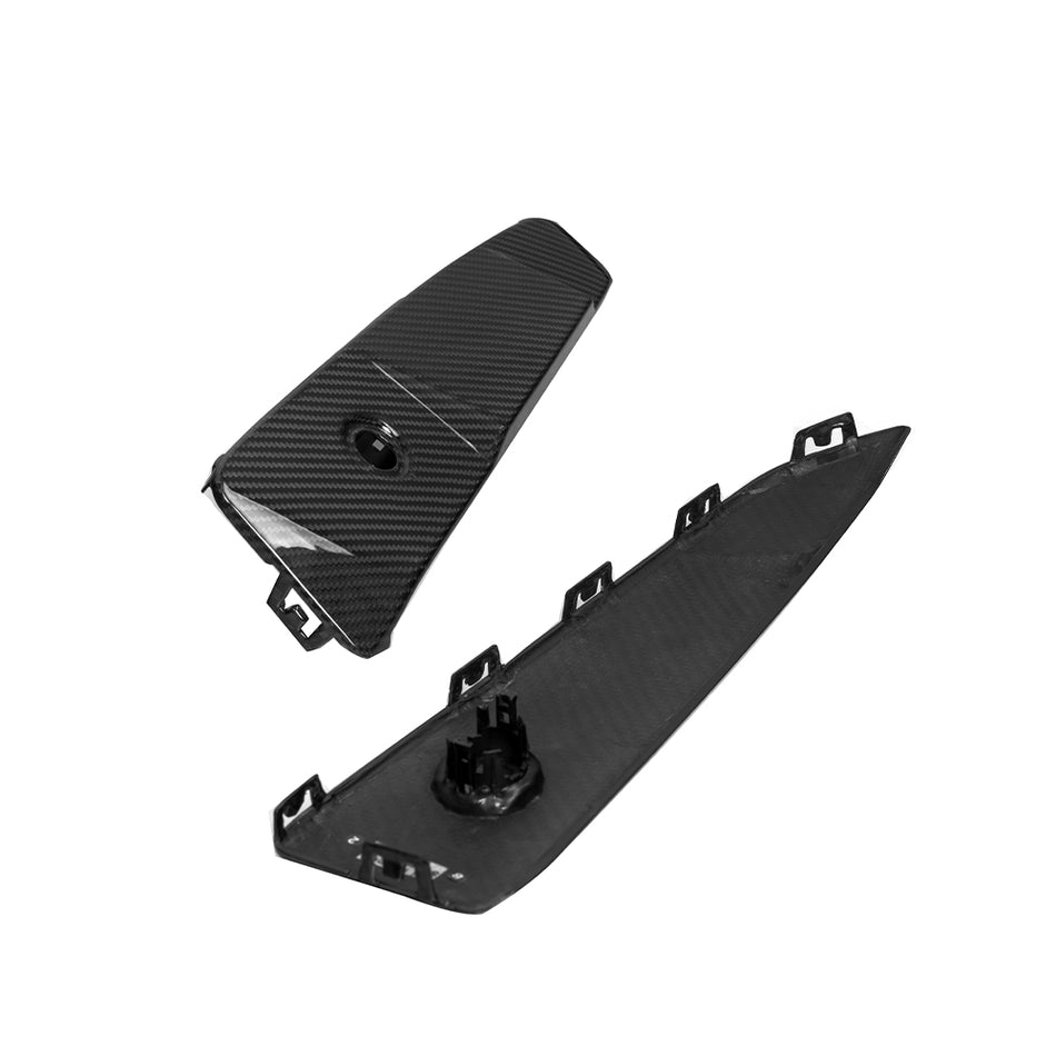 BMW X3 (G45) SOOQOO Rear Bumper Canard Set - Dry Carbon