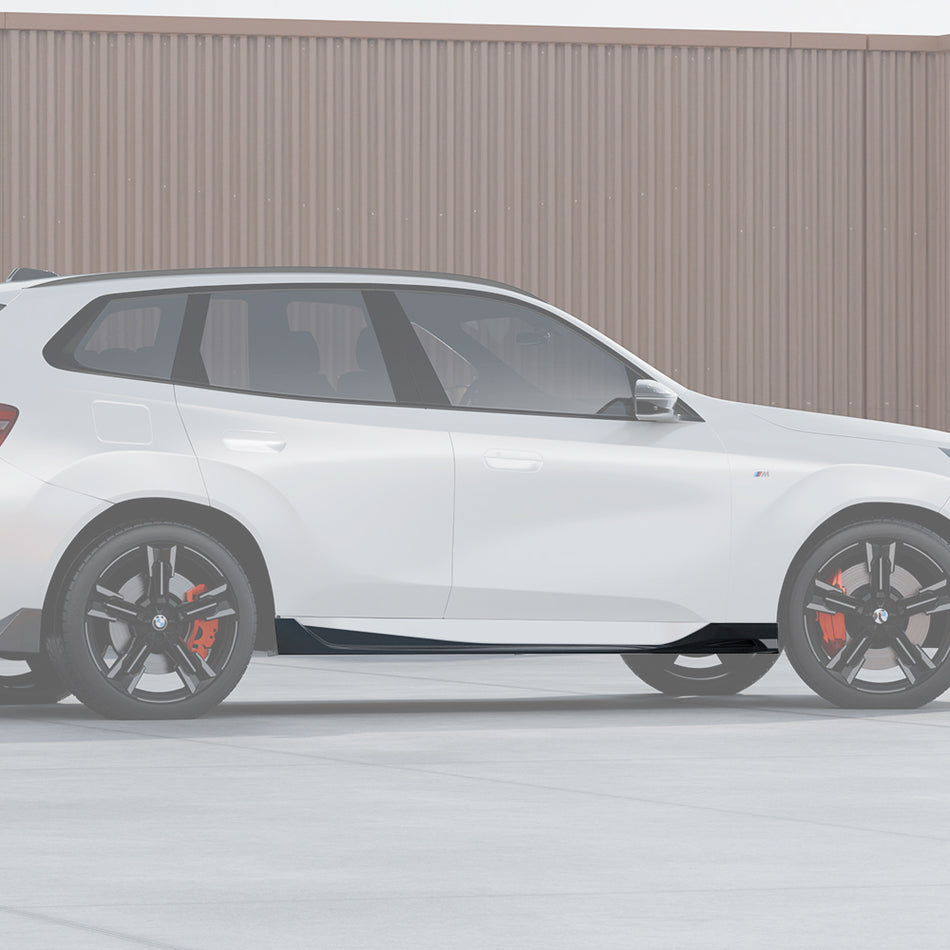 BMW X3 (G45) SOOQOO Side Skirt Extension Set - Dry Carbon