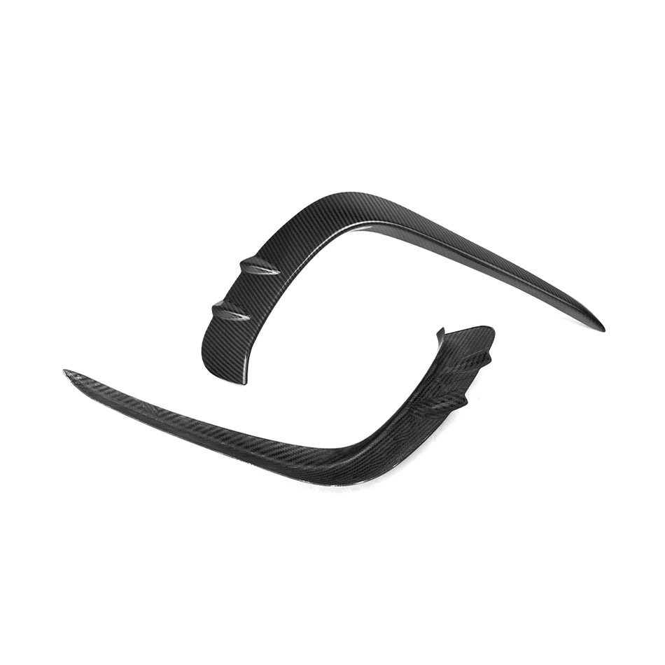 Mercedes CLE53 AMG (C236) SOOQOO Front Bumper Canard Set (2pcs) - Dry Carbon