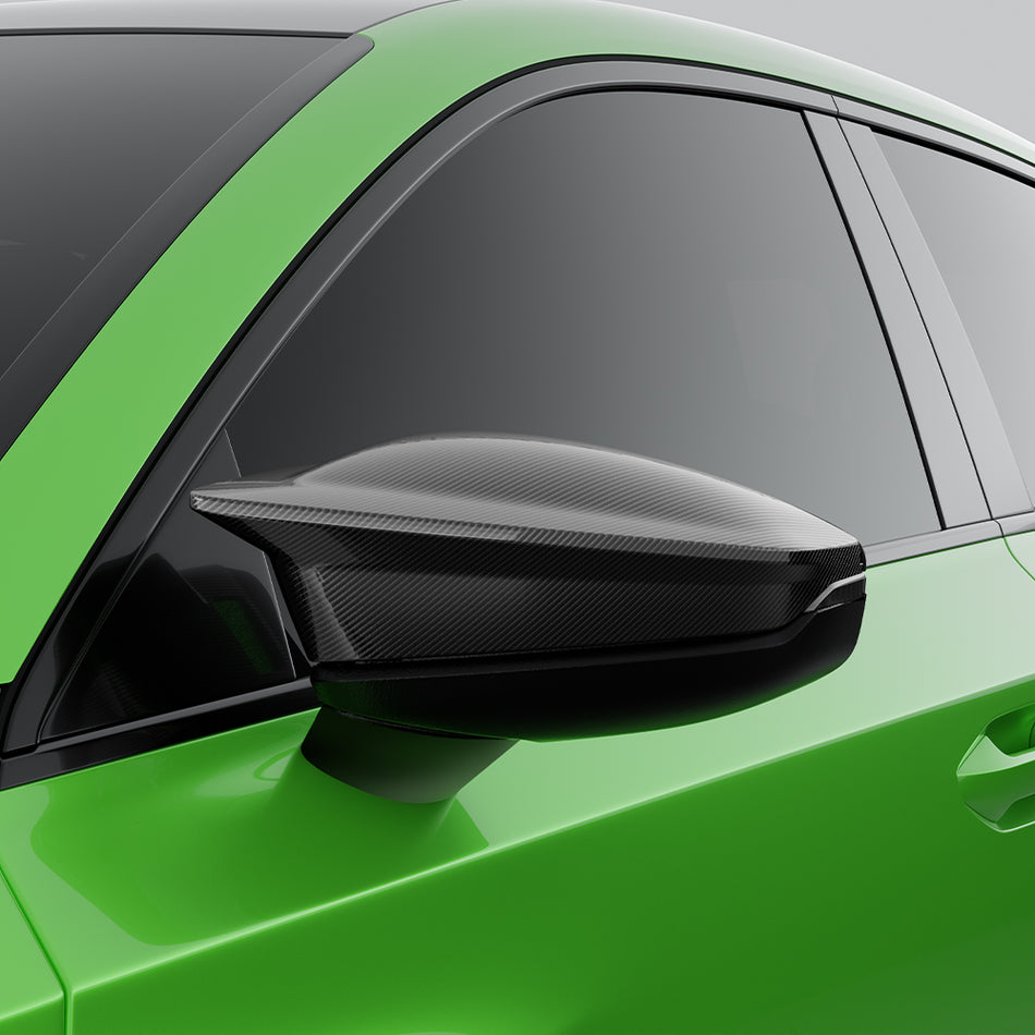Audi RS3 (8Y) SOOQOO Side Mirror Replacement Cover Set - Dry Carbon