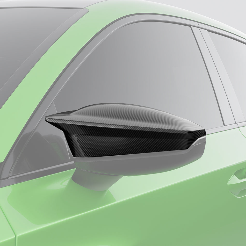 Audi RS3 (8Y) SOOQOO Side Mirror Replacement Cover Set - Dry Carbon