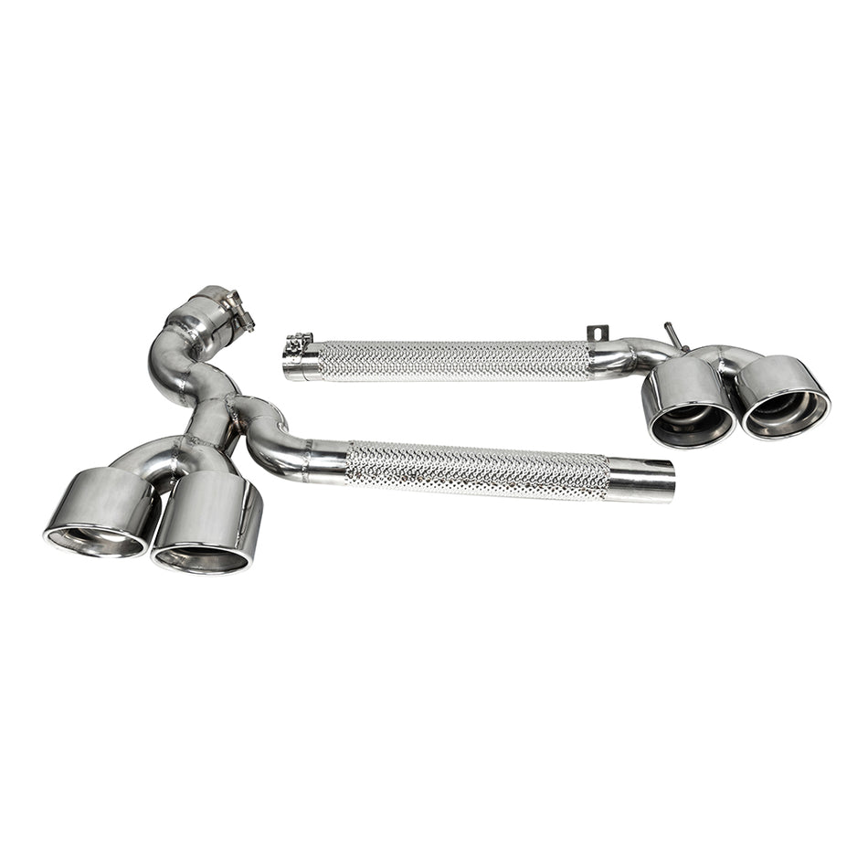 BMW X3 (G45) SOOQOO Quad Exhaust Tip Set - 304 Stainless Steel