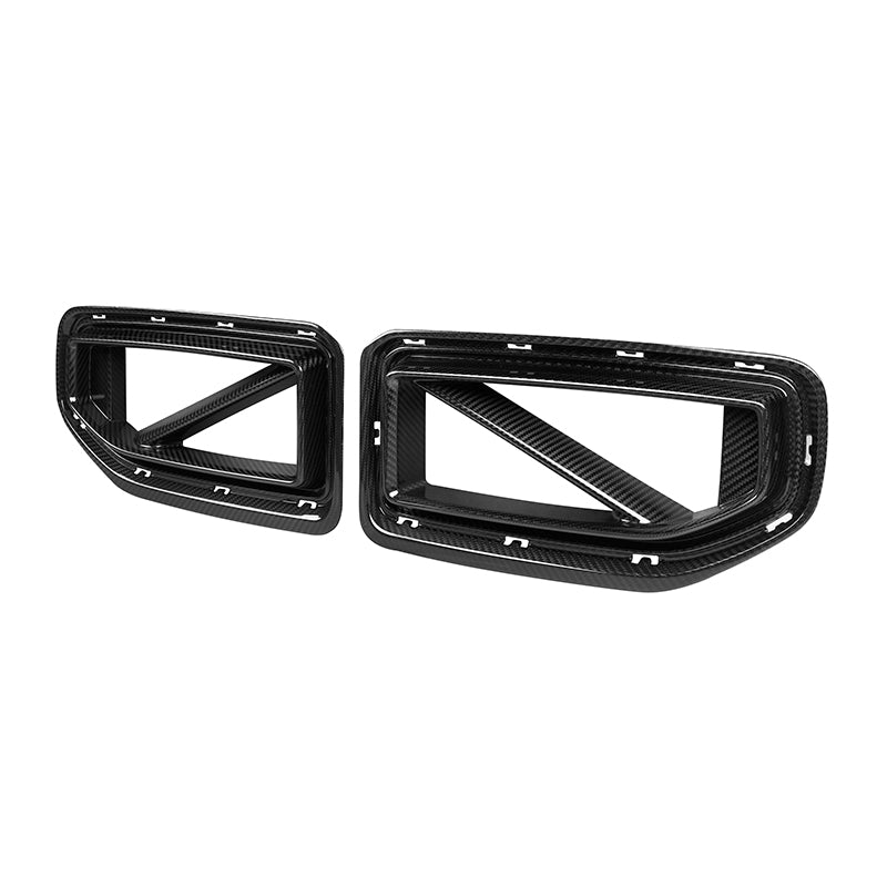 BMW M2 (G87) SQ Style Front Bumper Main Grille Set - Dry Carbon