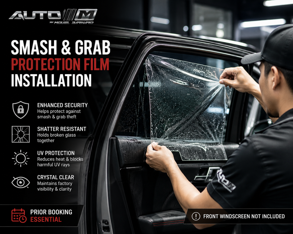 Auto M Mobile Smash & Grab Protection Film Installation Service