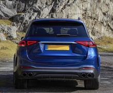 Load image into Gallery viewer, Mercedes GLE SUV (W167) AMG53 Style Rear Bumper Diffuser - Gloss Black
