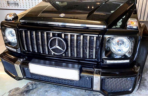 Mercedes G-Wagon (W463) Panamericana GT Style Front Bumper Grille - Chrome
