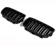 BMW 1 Series (F20 Pre-LCI) M Style Double Slat Grille - Gloss Black