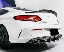 Load image into Gallery viewer, Mercedes C-Class Coupe (C205) PSM Style Rear Boot Spoiler - Gloss Black