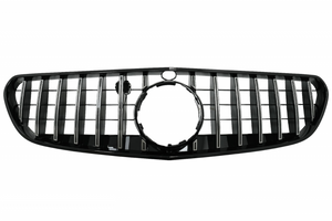 Mercedes S-Class Coupe (W217) Panamericana GT Style Front Bumper Grille - Chrome
